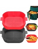 Квадратна силиконова тавичка за Air Fryer